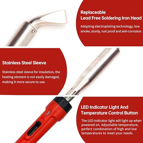 Didozon Soldering Iron For Stained Glass,100W High Power Solder Iron thumb #2
