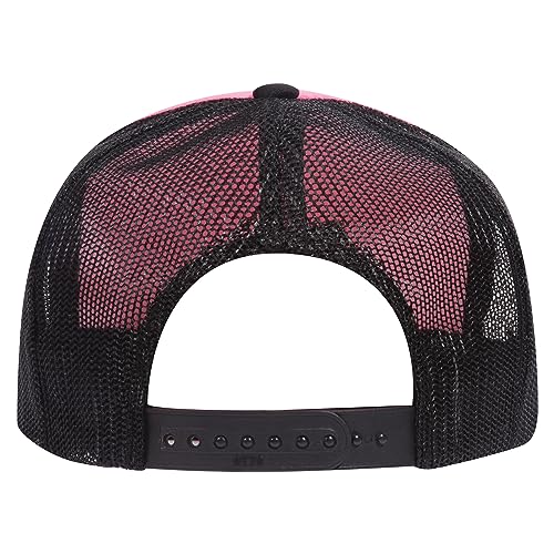 Image of OTTO Polyester Foam Front 5 Panel High Crown Mesh Back Trucker Hats in 97, Bulk, Wholesale