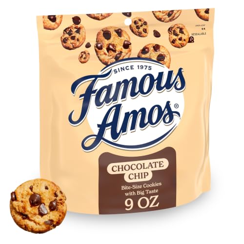 Famous Amos Chocolate Chip Cookies, Bite-Size...
