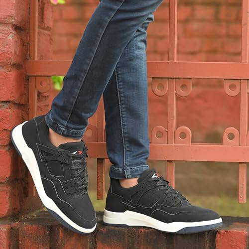 Image of Cruiser Mens Sneaker | Comfort & Style with Soft Cushioned Insole | Sleek, Stylish, and Ready for Anything | Everyday Sneakers with Effortless Vibes|Trendy Lace-Up Design for Casual Outfits 2604