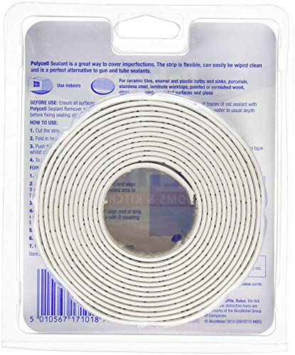 Polycell - Sealant Roll 41mm White - PLCSSBKWH41 (3) : Amazon.co.uk ...