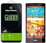 LG Volt 2 Glass Screen Protector, Dmax Armor [Tempered Glass] 0.3mm 9H Hardness, Anti-Scratch, Anti-Fingerprint, Bubble Free, Ultra-clear