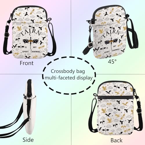 FW Crossbody BagRomantasy Fantasy Bookish Gift Dragon Rider Shoulder Bag 4th Wing Merch3