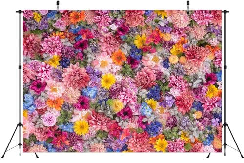 Fondo Fotográfico Floral Multicolor 10x6.5ft miniatura 3