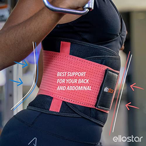 Ellostar Women's Waist Trainer: Sweat Band For Belly Fat, Tummy Control, Back Support, Workout Shapewear, Weight Loss Aid X-Large, Pink #TOP1