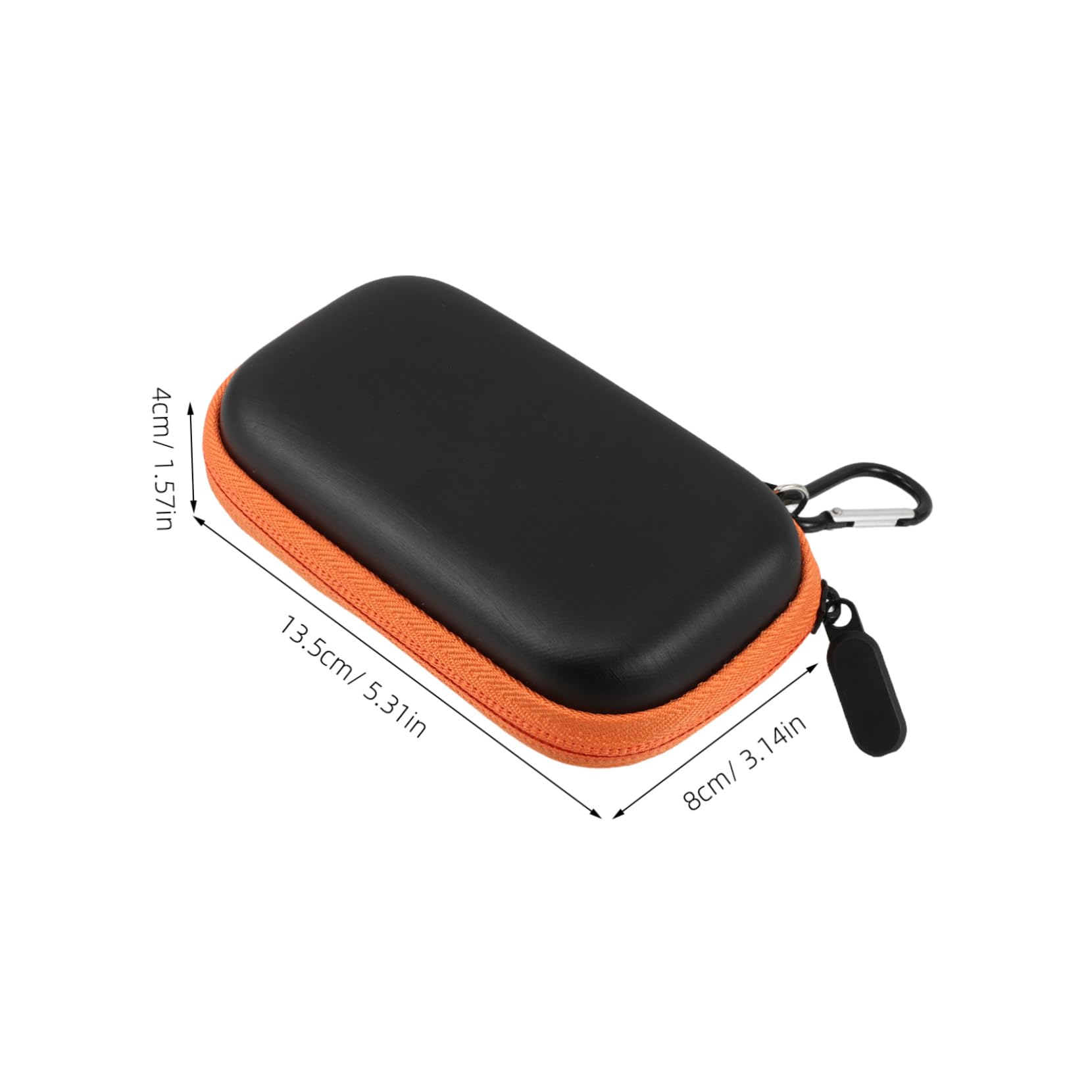 Housoutil Hard Drive Storage Case Portable Protector for External Ssd Compact and Lightweight Travel Enclosure for Go Use