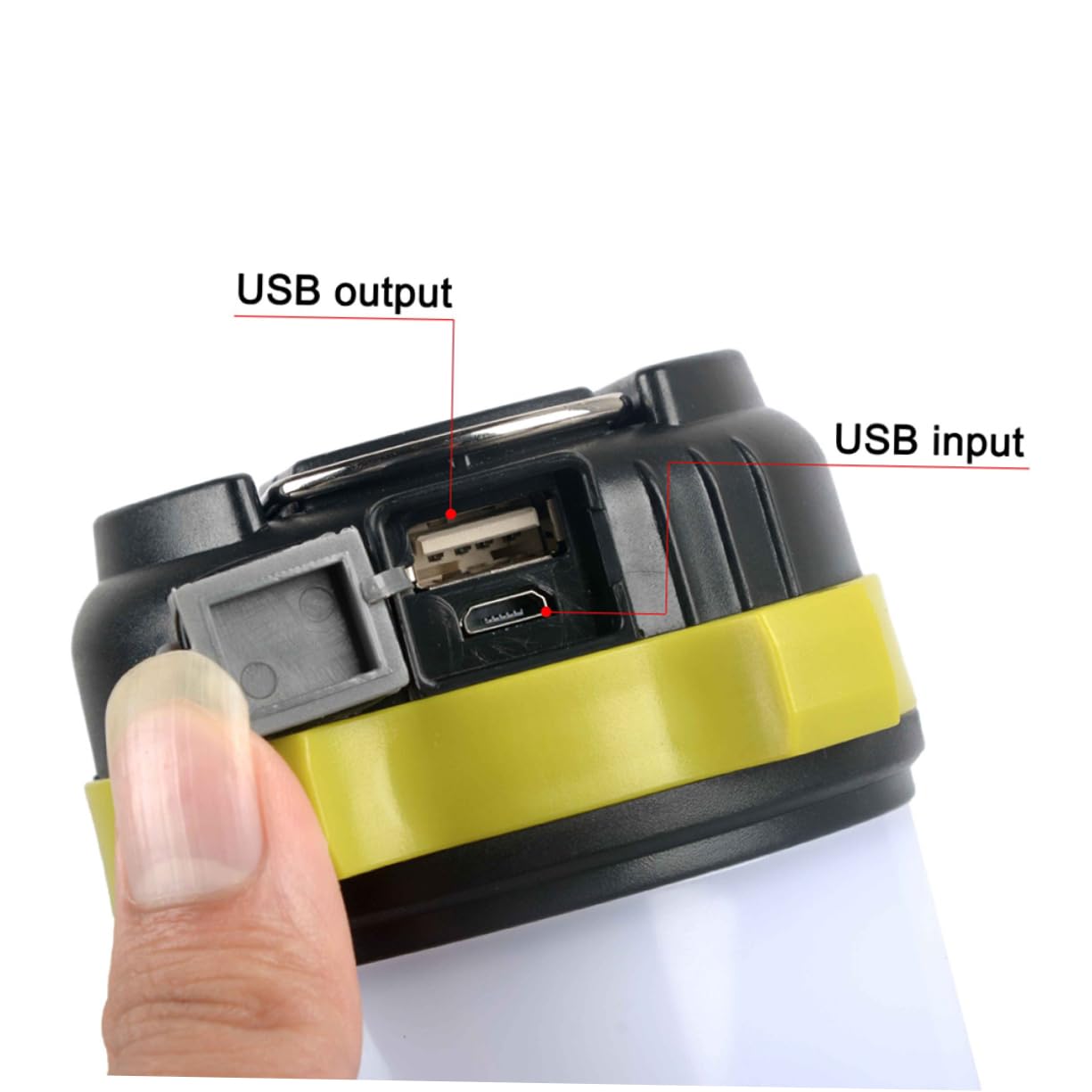 LAPYAPPE Rechargeable Led Camping Light Solar Portable Waterproof for Hiking Emergency Lighting