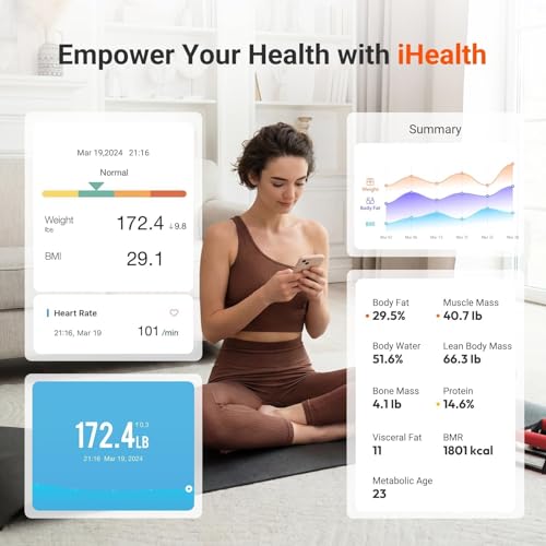 iHealth Nexus Smart Scale for Body Weight, Digital Bathroom Scale with App - image 4