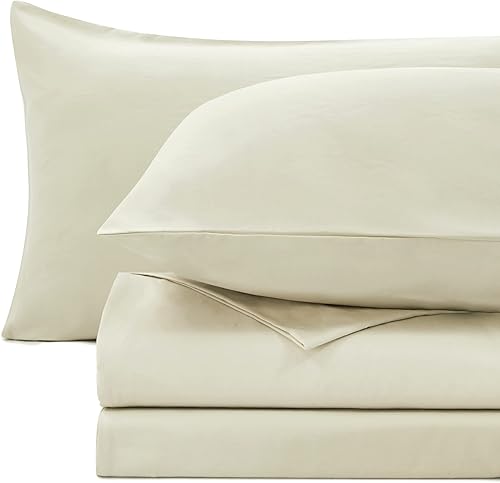 Miniatura 8 de Deconovo Juego de sábanas de microfibra de 16 pulgadas de profundidad, 1800 hilos, ropa de cama cómoda y sedosa al tacto suave y sedosa de 4 piezas,