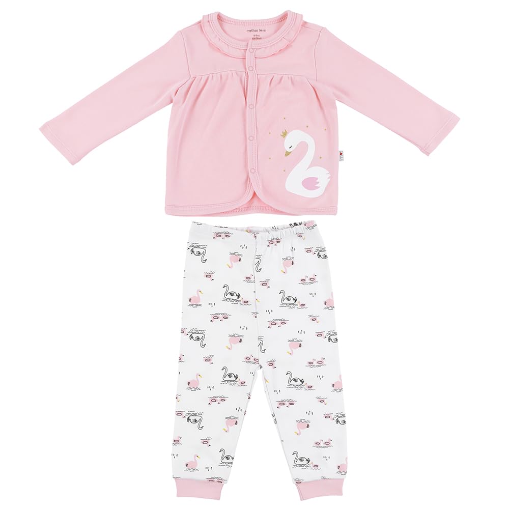 Tiny Toes Mother Love - Swan Pyjama Set_24-36m
