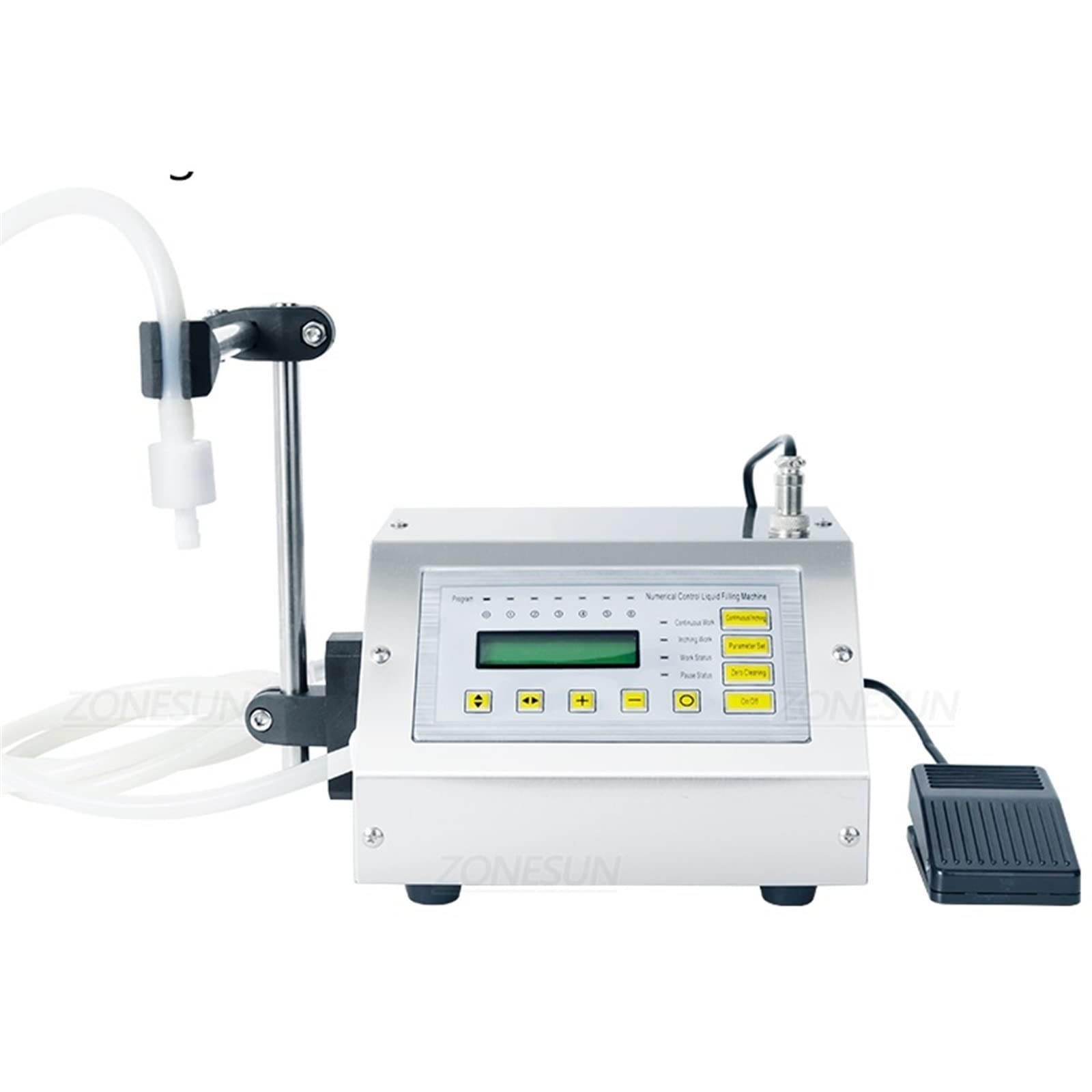 Lpuhhda One Color Diaphragm Pumps, Gfk-160A 5-3500Ml Diaphragm Pump Digital Control Juice Essential Oil Bottle Water Liquid Filling Machine Dosing Filler