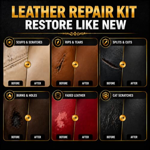 Joyaone 10-Color Leather Repair Kit