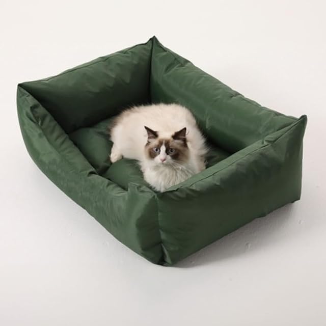 Foto 2 de 3 de M&Catree Cama Perro Impermeable, Rectángulo Sofá para Gatos Mascotas Cojín Perro Antipelo y Suave