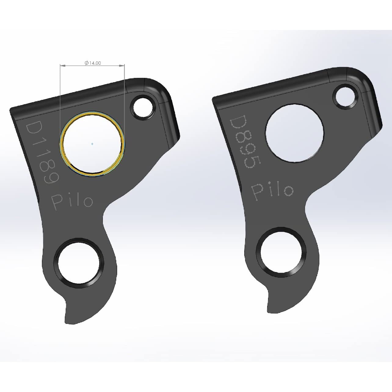 Amazon.co.jp: Pilo D1189 ディレイラーハンガー対応/交換用 Wilier