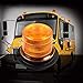 LED Strobe Light, Big Ant Amber 48 LED Warning Lights Safety Flashing Strobe Lights with Magnetic for Most Vehicle Trucks Cars, Law Enforcement Emergency Hazard Beacon Caution Warning Snow Plow