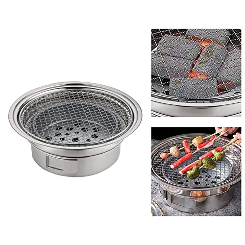 Grill per barbecue con griglia, barbecue portatile stufa giapponese a carbone/piastra per barbecue per uso domestico