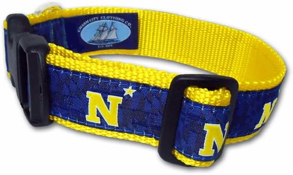 Naval Academy N Star Dog Collars (Extra-Large)