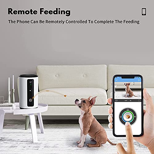 WOPET Smart Pet Camera:Dog Treat Dispenser, Full HD WiFi Pet Camera with Night Vision for Pet Viewing,Two Way Audio… - Image 4