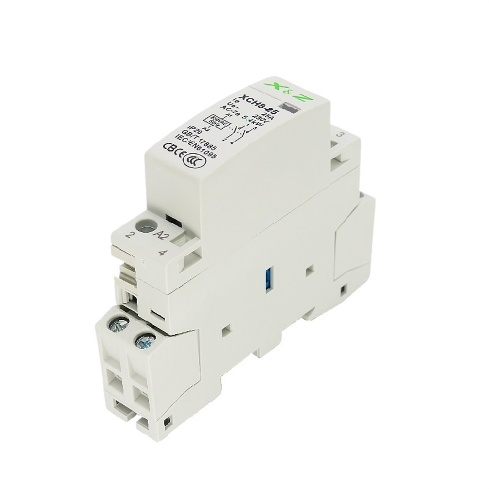 1 Uds 2P 16A/20A/25A Ac Din Rail hogar Contactor Modular interruptor de Control 220V/230V 50/60HZ 1NO 1NC 2NO 2NC(16A 2NC)