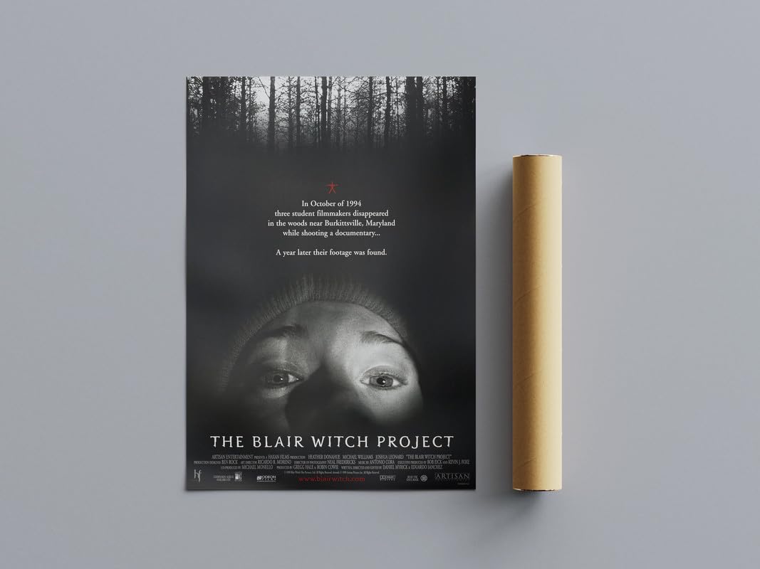 All Tme Great Horror Movie Posters The Blair Witch Project Wall Art (A4 Size 21cmx29.7cm)