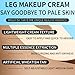 Domality Waterproof Leg Makeup No Transfer, Full Coverage Body Concealer for Legs, Vein Cover-Up Cream, Even Skin Tone, Natural Tan Finish, for Flawless Looking Body & Legs (BRONZE, 100g)