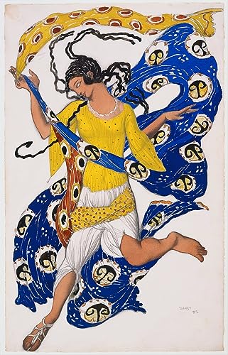 Affiche impression sur toile Leon Bakst peinture murale animaux salon 60x90cm