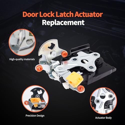 Image of HiSport Door Latch Assembly LH Left Driver Front 15111447 Replacement for Buick Cadillac Chevy GMC Sonoma S10 Pickup Caprice Deville Roadmaster Cruiser