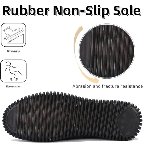 Mens Warmth Loafers Indoor Outdoor Casual Walking Driving Comfortable Padded Thicker Slip-on Winter Cotton Shoes4