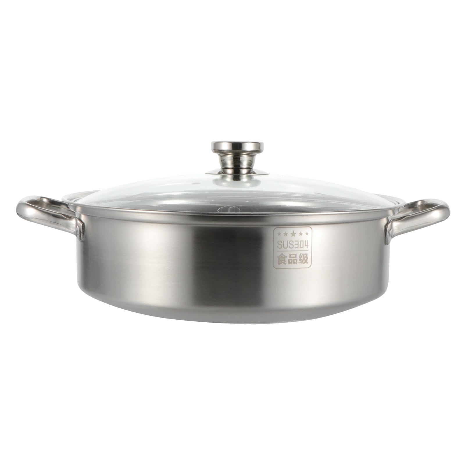 Pot de cuisson double compartiment SECFOU en acier inoxydable 304 pour induction