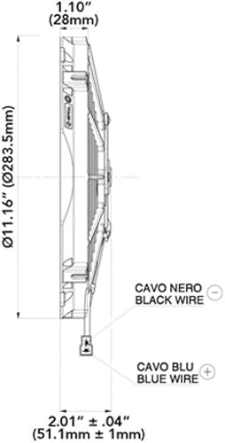 Miniatura 3 de Spal Ventilador extractor 30100360 (10 pulgadas; para uso con fusible de 15 amperios a 13 V), 1 paquete