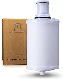 Wasserfilter Ersatzkartusche kompatibel zu eSpring System 100186, Aktivkohleblock reduziert 0,2 Partikel bei gleichzeitiger Erhaltung von Mineralien, 5000L Füllmenge, Weiß