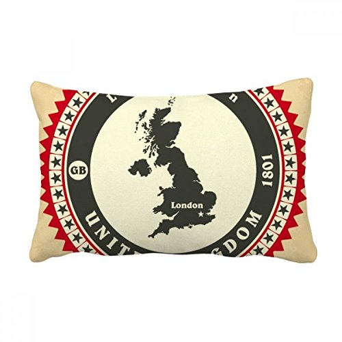 Housse de coussin Londres Angleterre aux finitions soignées - 2