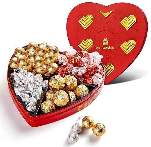 On Occasion Heart Chocolate Gift Box – Assorted Luxury Milk Choco...