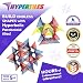 HyperTiles Hyperbolic Building Toy - 3" x 3" STEM Educational 3-Dimensional Adventure: 48 Tiles & 80 Connectors for Logic & Creativity - Infinite Shapes that Flex and Hinge - by Fun In Motion Toys