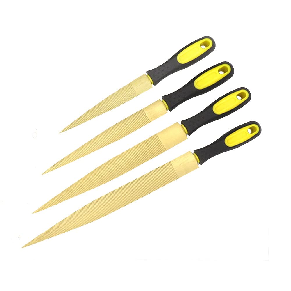 ZPECIAL Handwerkzeug-Sets, 4-teiliges Nadel-Handfeilen-Set, Diamant-Nadelfeilen-Set, Metall-Werkzeug-Raspel for die Metallbearbeitung von Stahlschmuck
