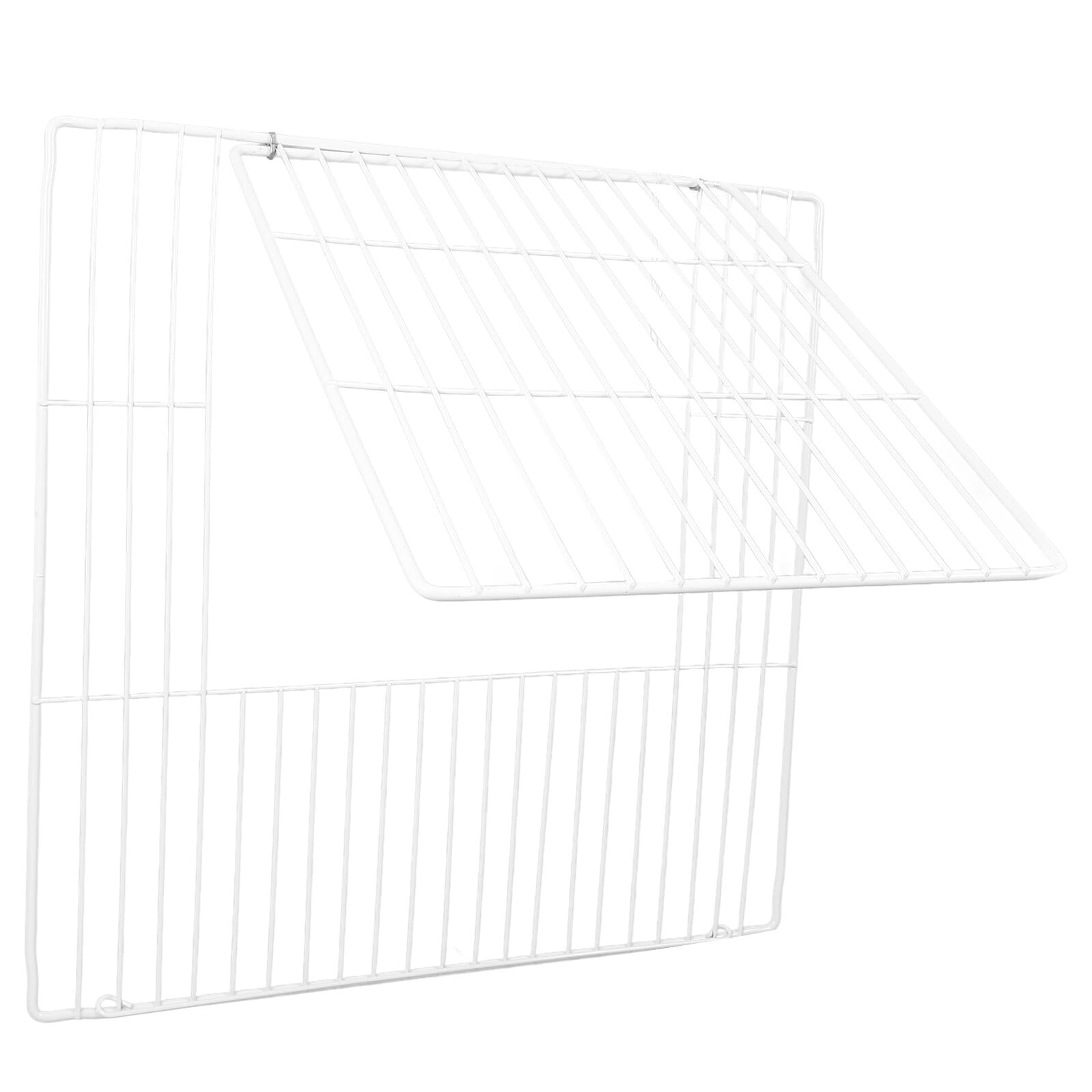 Ciieeo Porte de Cage Multifonctionnelle pour Animaux de Compagnie à Monter Soi-Même 35X35 CM en Fil de Fer Blanc Adaptée pour Chiens Chats Lapins et Petits Animaux pour Enclos et