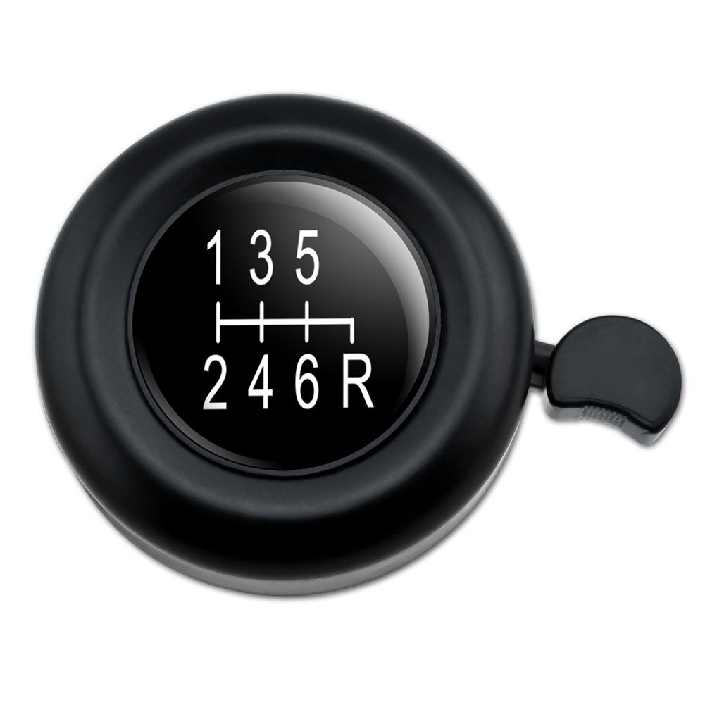 GRAPHICS & MORE 6 Speed Shift Knob Manual Transmission Bicycle Handlebar Bike Bell