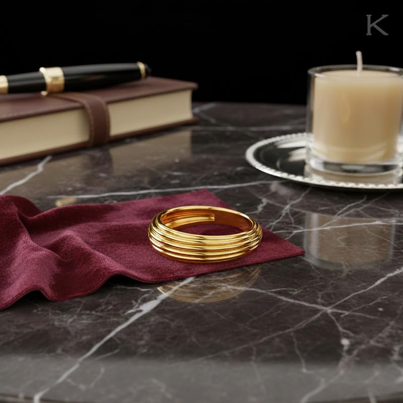 Image of KISNA 9KT / 14KT / 18KT Brilliance Yellow Gold Ring For Women | S14