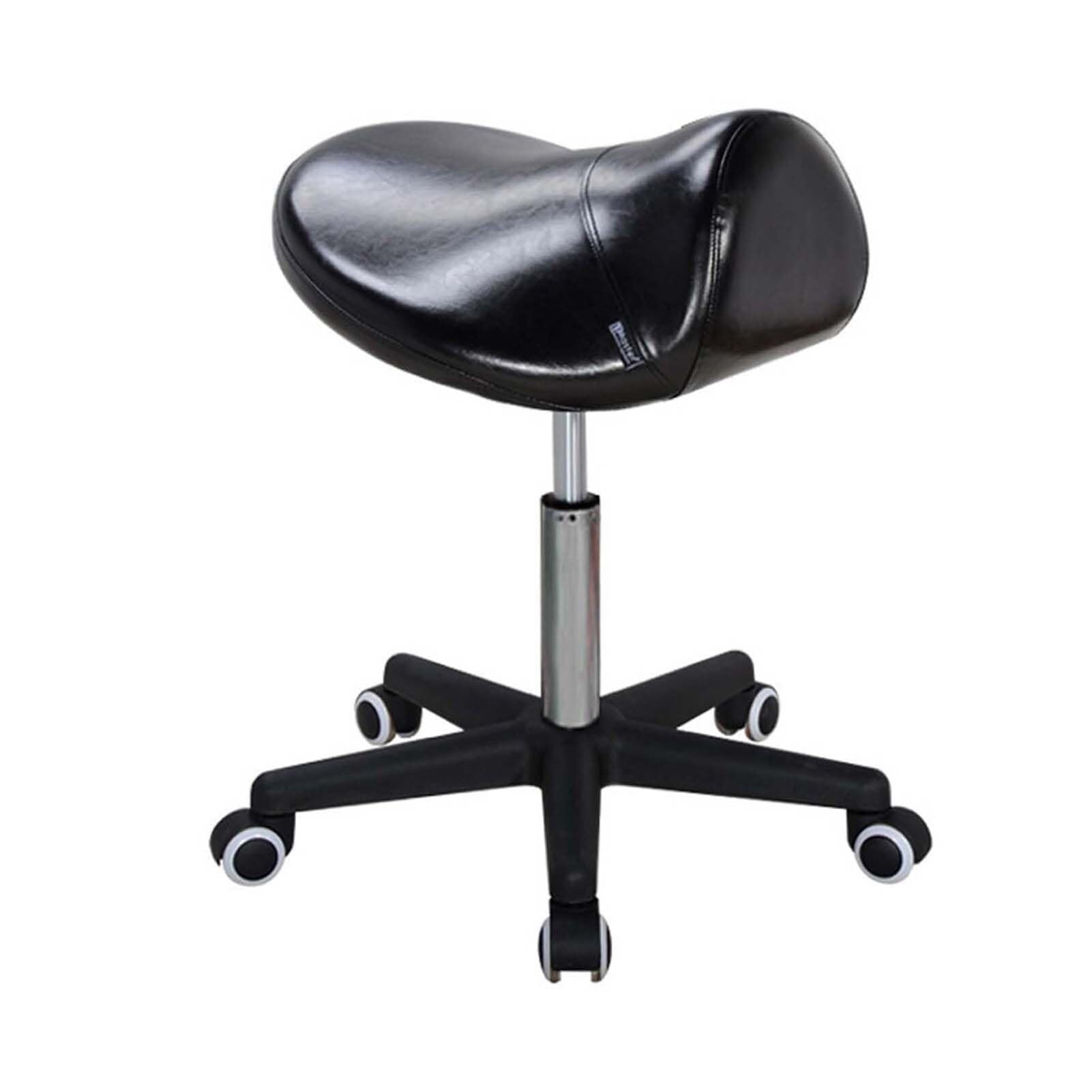 Sgabello a sella con rotelle Sgabello a sella girevole a 360° regolabile in altezza con ruote Sgabello ergonomico Sedia for laboratorio, clinica, dentista