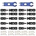Produktbild 10 Paar Solarstecker 2.5/4/6mm² Männlich/Weiblich photovoltaik solarpanel Stecker Steckverbinder,für Stecker Kabel Buchse Kupplung solaranlage,Mit 2pcs Schraubenschlüssel