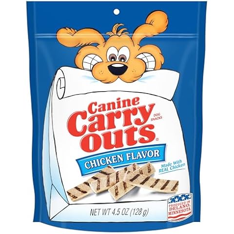 Canine Carry Outs Chicken Flavor Dog Treats, 4.5 Ounce Bag Cover