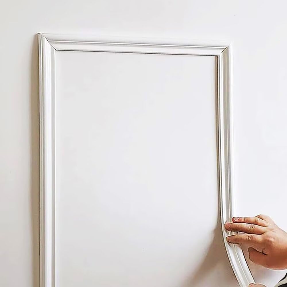 Moldura autoadhesiva de pared flexible que decora sin clavos ni obras 8