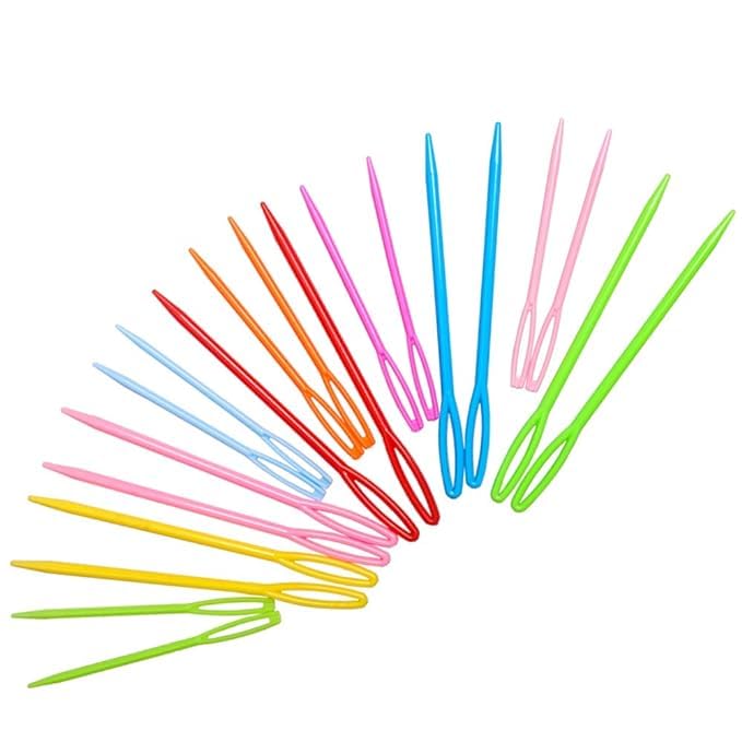 KLEAM MOOLYAVAAN Products Plastic Knitting, Sewing, Cross Wool Weave Stitch Crochet Needles for Teens (Multicolour)(Pack of 5)-image-19
