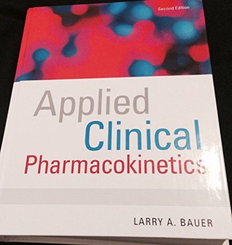 Applied Clinical Pharmacokinetics 0071287264 Book Cover