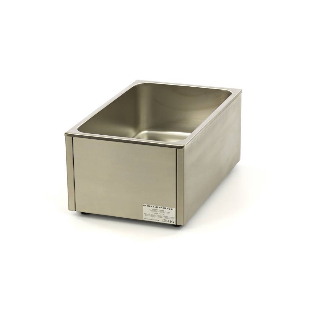 Bagnomaria con Rubinetto escl. Set 1/1 GN Elettrico - Acciaio Inox - Professionale - Mantenimento Cibi in Caldo