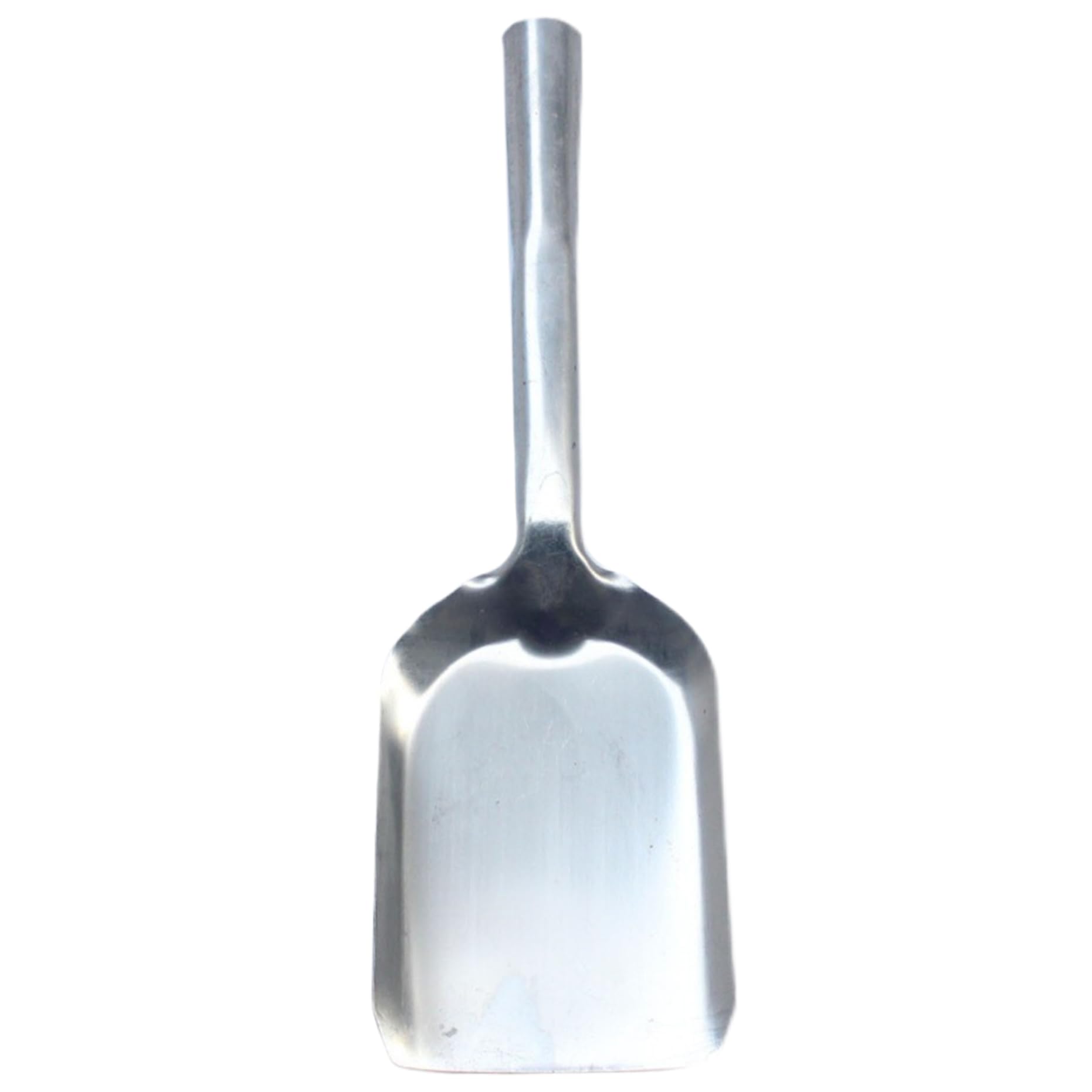Coal Shovel, 15.4-Inch Long Ash Shovel, Stainless Steel Heavy-Duty Flat Coal with Longd Handle, Scoop for BBQ Grill, Gradening Digging, Fireplace