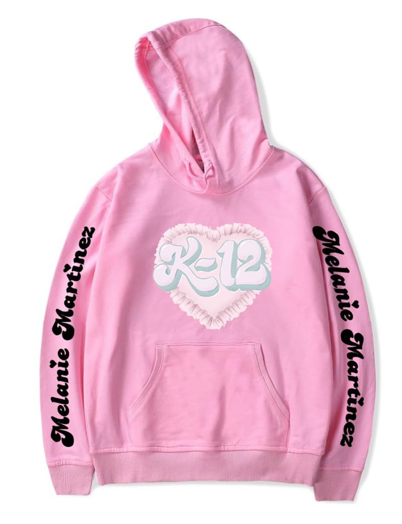 TexfgiaAdult K-12 Cry Baby Cosplay Hoodies Pullover Melanie Martinez Merch K-12 Halloween Costume Sweatshirt Pullover