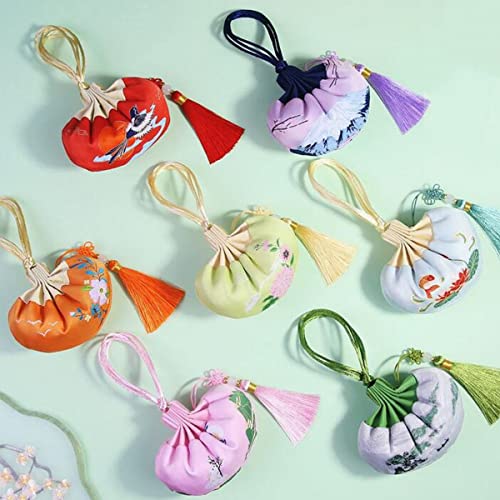 Snadulor Bolsa de Seda con Cordón 6 Piezas miniatura 6