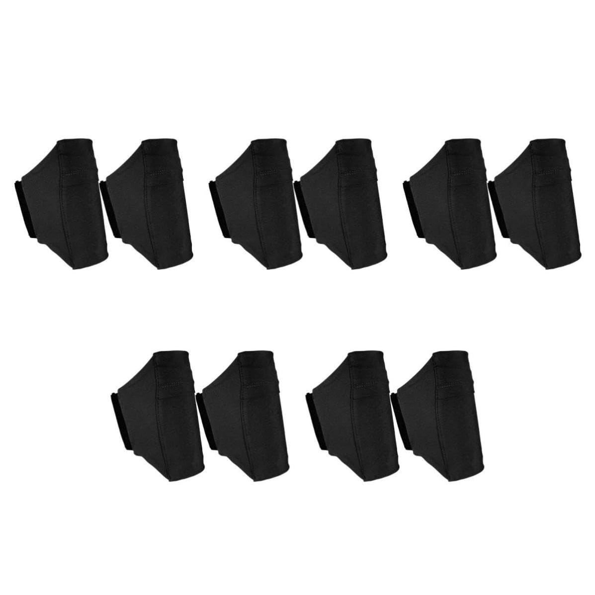 Operitacx 10 Pièces Pochette pour Téléphone de Jambe Réglable, Légère | Bandes Élastiques avec Fermeture Auto-agrippante, pour Smartphones et Clé, Usage Extérieur, Hommes et Femmes