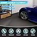 Garage Floor Mat, 7.5 x 20 FT Thickened PVC Diamond Plate Garage Mats Flooring Roll for Under Car, Garage Car Parking Mats for Sports Car，Compact SUVS，Silver，2.5mm